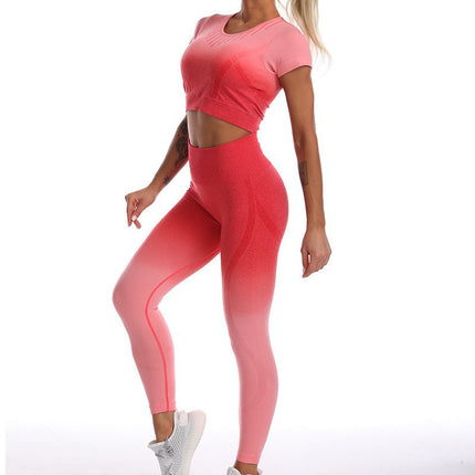 American Style Sports Style Yoga Pants Nine Points Women's Hip Yoga Pants Women's Yoga Pants Peach Hip Seamless Fitness Pants