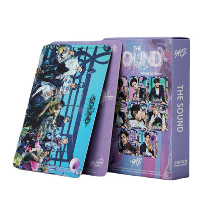Korean Star 55 Boxed Small Cards Stray (g) I-Dle Ive Ateez Collection Lomo Cards Cross-Border