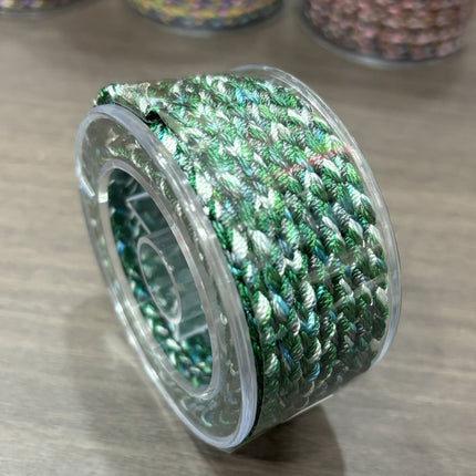 Duan Dye Hand Knitted Rope DIY Accessories Rope Jade Jewelry High-end Knitted Rope Semi-finished Dopamine Thangka Rope