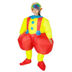 Red-skinned clown for adults without hat / One Size