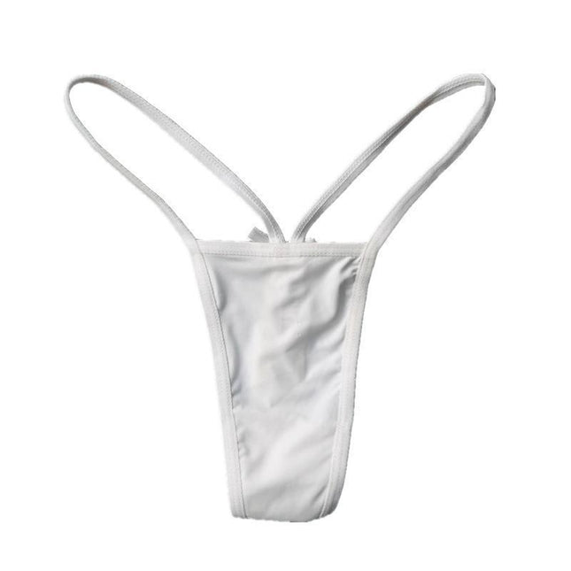 Cross-border e-commerce AliExpress simple mini bikini comfortable bottoming thin band fitness underwear girls thong