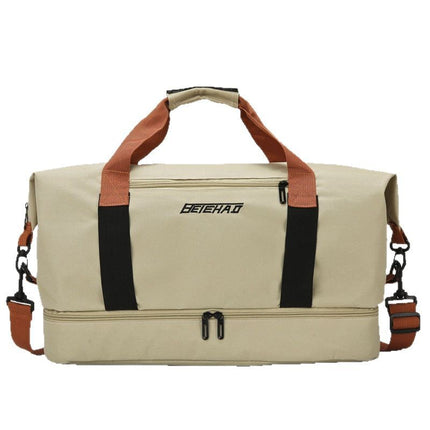 Gym Bag Luggage Bag Short-Distance Business Trip Portable Large-Capacity Lightweight Storage Dry and Wet Sports Travel Separate Luggage Bag