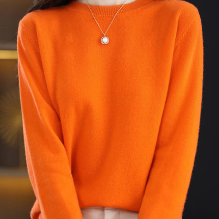 Cross-Border 2025 Autumn and Winter New Base Layer Sweater for Women, Plus Size Women's Clothing, Long-Sleeved Top, Knitwear, Winter Apparel