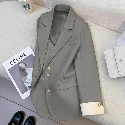 Spring and Autumn Suit Jacket Women's 2024 Spring New Korean Style Design Sense Niche Fashion Elegant Commuter Small Suit Women