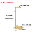 Seven-character mirror titanium (solid)