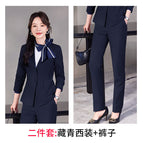 Navy suit + pants / S