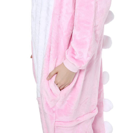 Cross-Border Wholesale Flannel Unicorn Onesie Pajamas Cartoon Animal Cute New Style Adult Cross-Border Loungewear