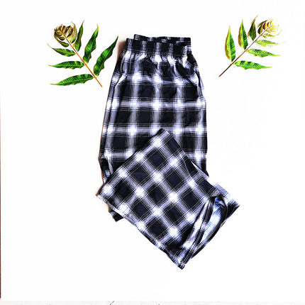 Cross-border Fashion Ink Butterfly National Style Casual Pants Women's New Chinese Style Loose Wide Leg Loose Summer New Ankle-length Pants