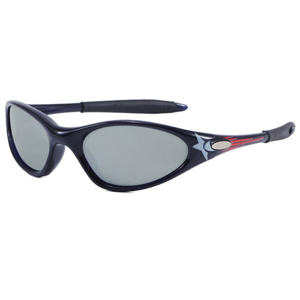 European and American Cross-Border Sunglasses for Men and Women Tr Retro Oval Round Frame Outdoor Cycling and Driving Sunglasses Minute