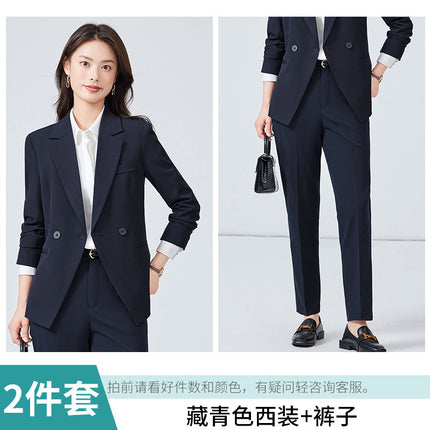 Sales Department Work Clothes Female High-end Suit suit Civil Servant Interview Formal Dress Hotel Front Desk Temperament Professional Autumn Dress