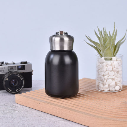 Cross-Border Mini 316 Stainless Steel Chubby Thermos Cup with Ring Flap Pocket Pants Cup Vacuum Double-Layer Portable Cup