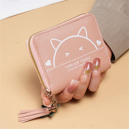 Factory wholesale Korean style cute zipper coin purse multi-functional card holder coin bag student mini bag wallet