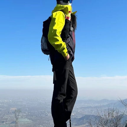 Bird's Nest Style Spring and Autumn Outdoor Jacket for Men, Windproof and Waterproof Mountaineering Jacket, Couple's Hiking Clothing