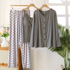 Mys04 modal hemp gray confinement three-piece set / Xl fits 70-80kg