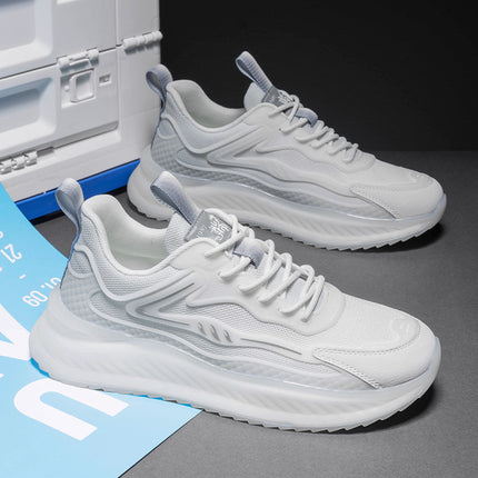Men's Shoes 2026 Spring/Summer Mesh Breathable Sneakers Men's Popcorn Running Shoes Casual Shoes Fashion Trendy Dad Shoes