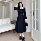 Dress + belt / M