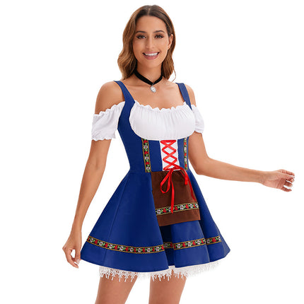 2024 European and American New German Beer Festival Girl Maid dress Stage Ball Performance Dress Carnival