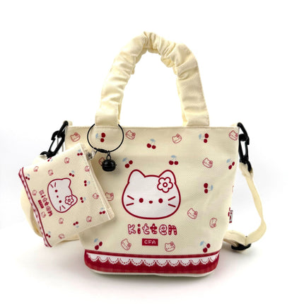 New Girls Handbag Storage Bag Cute Lunch Box Bag Handbag Mother Bag Korean Cartoon Bag Hand Bag
