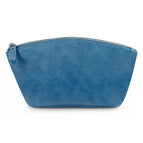 Hand held zipper bag-dark blue