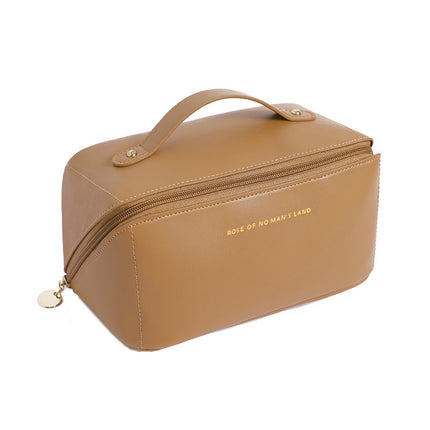 Portable Cosmetic Bag for Women, High-End Satchel Large-Capacity Travel Toiletry Bag, High-End Cosmetics Cosmetics Bag