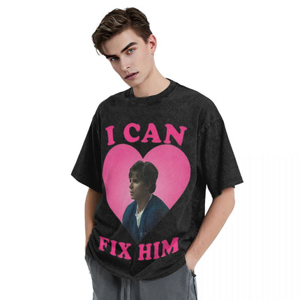 I Can Fix Him Nicholas Chavez t Shirts Hip Hop Washed Cotton