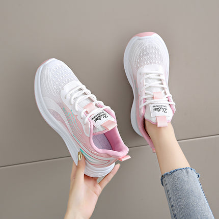 Women's Shoes sneaker Women's 2024 New Summer Breathable Mesh Shoes Lightweight Soft Bottom Shock Absorbing Mesh Running Shoes