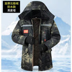 Black ruins mid-length [reflective strips waterproof] / Small size [ 50-70kg ]