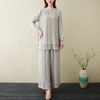 Grey suit / plus size L