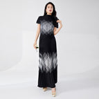 Black / 90cm overskirt top suit