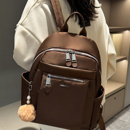 Cross-border Backpack New Travel Lightweight Bag Western Style Women's Travel Oxford Cloth Backpack Student Schoolbag