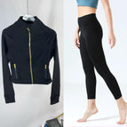Black gold short + wireless pants suit / S/2 code