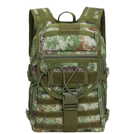 2025 New Men's Outdoor Backpack Travel Bag Large Capacity Oxford Cloth USB Charging Summer Camp Bag Export