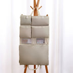 Beige 7-in-1 travel bag