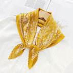 L024-044-02 turmeric / 70cm wrinkled square towel