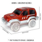 Light jeep red
