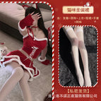 Christmas cat girl-+ fishnet stockings / One size fits all