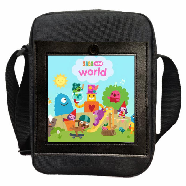 Sago Mini Friends Student Shoulder Bag Men's and Women's Youth Messenger Bag DIY Customized Handheld