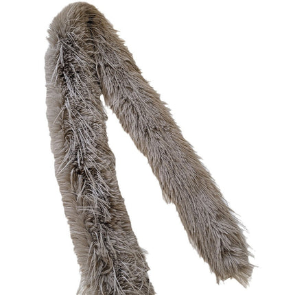 Super Long Long Wool Fluffy Scarf Women's Fashionable Matching Winter Warm Neck Warm Cold Fashionable Niche European and American