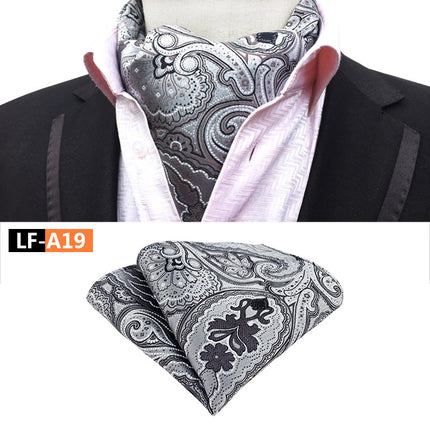 Source factory in stock wholesale generation of men's scarf scarf English style collar scarf shake fast and stable supply