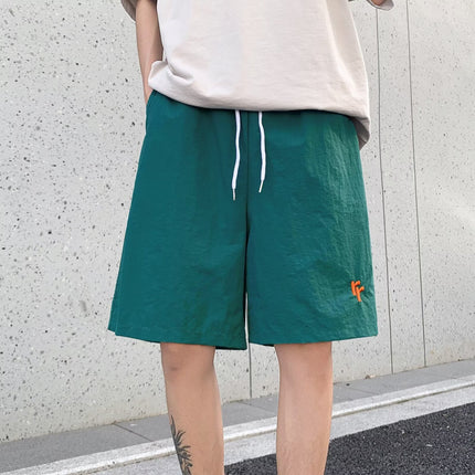 Summer Casual Shorts for Men Trendy Brand Ins Popular Loose Casual Trendy Outerwear Mid-Length Versatile Korean Style Five-Point Shorts