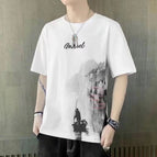 White [rowing] short sleeves / M