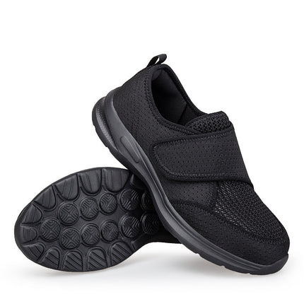 Widened Walking Shoes for the Elderly, Summer Fly-Woven Mesh, Lightweight, Fashionable and Simple Rehabilitation Shoes, Fashionable Mother's Shoes, Elderly Shoes