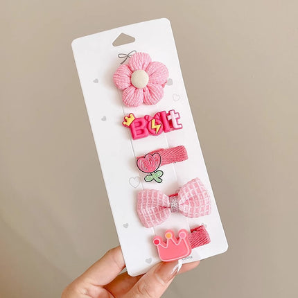 Cute baby lanugo hair small hairpin baby girl does not hurt hair hair clip baby hair small hair clip children's headdress