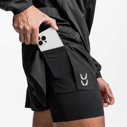 22 Muscle Fitness Brothers Sports Shorts Men's Summer Loose Large Size Running Training Double-Layer Quick-Dry Shorts