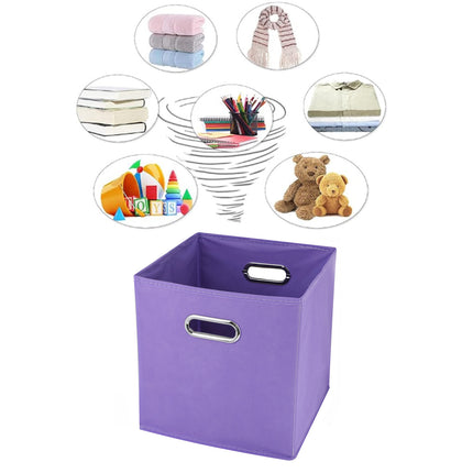 Amazon Coverless Storage Box Fabric Storage Box Foldable Large Clothes Organiser Toy Storage Box Cross Border