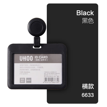 Youhe work permit work card with lanyard work card doctor nurse badge label easy pull buckle student card school