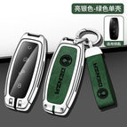Silver + buckle Green