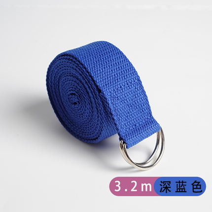 Yoga training belt stretch belt multifunctional yoga rope belt 3.2 meters long yoga stretch auxiliary non-elastic