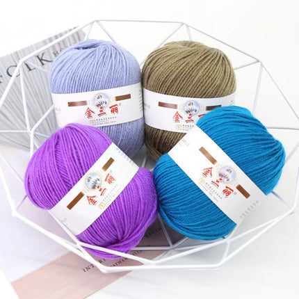 Jin Sanli acrylic baby line hand woven shoes cushion bag scarf diy hook shoes cushion wholesale specials
