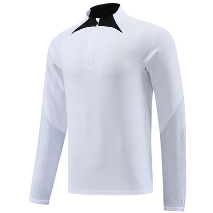 Foreign trade wholesale semi-pull football uniforms training clothes outdoor sports running long sleeve sportswear autumn and winter group clothes appearance clothes